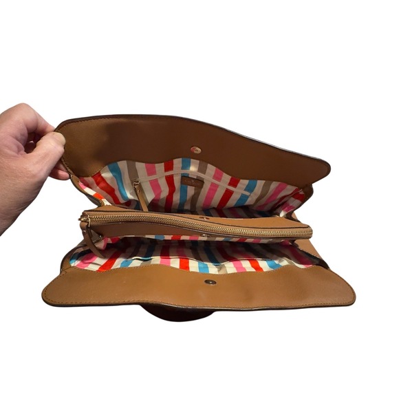 Kate Spade New York Newbury Lane Womens Toasted Almond Structured Top Handle Pur - Picture 7 of 16